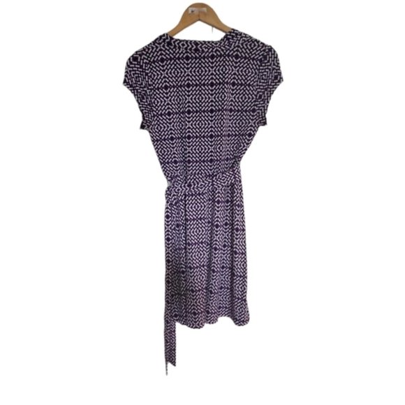 Liz Claiborne Stretch Belted Wrap Front Dress Small/Medium - Picture 9 of 9